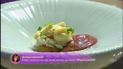 Cesar e Luísa vencem prova no MasterChef Confeitaria com menu coerente e boa técnica