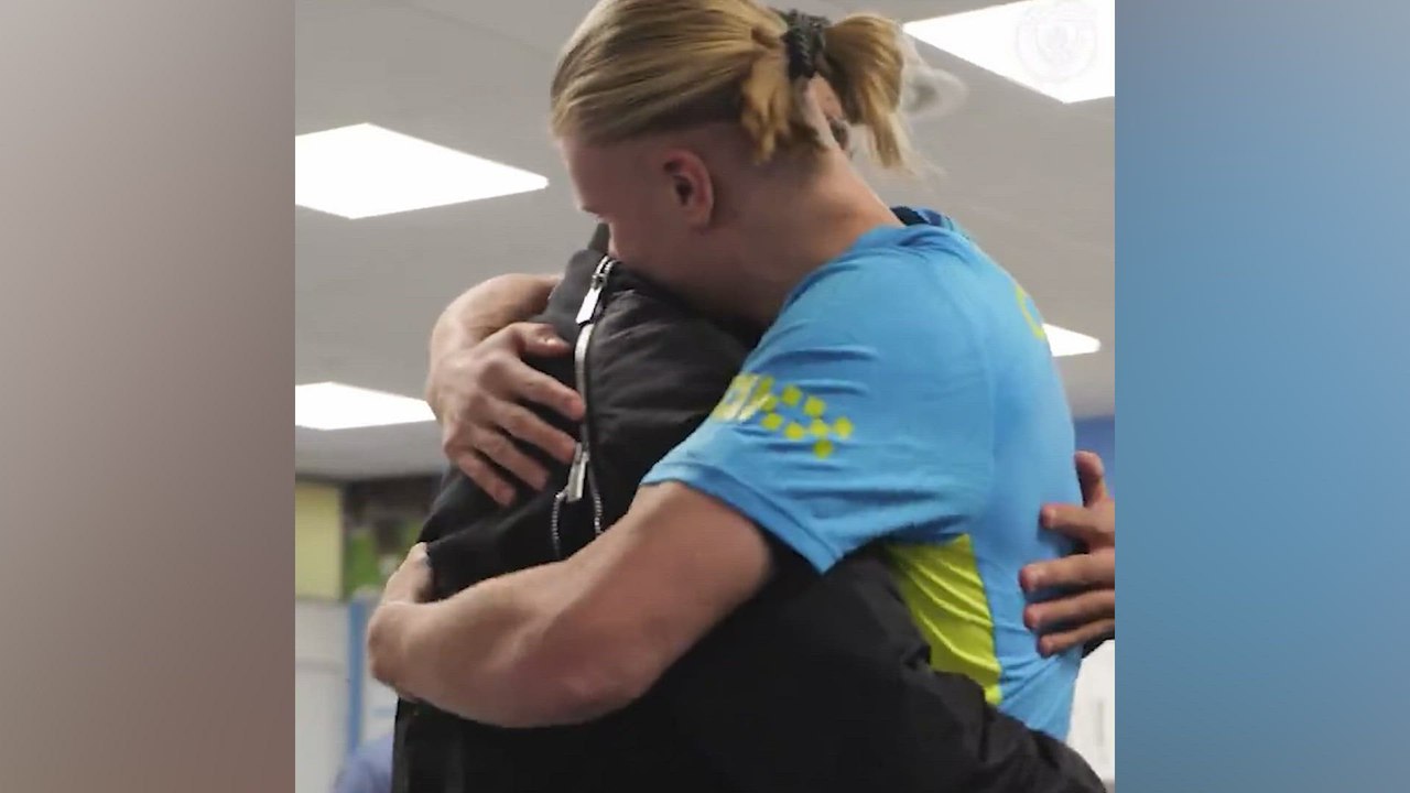 Guardiola and Man City’s electrifying reaction as Rodri shows off Ballon d'Or for the first time