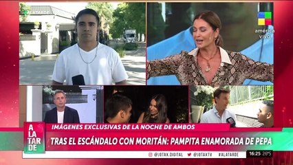 Pampita y su novio polista, Martín Pepea, juntos en A la tarde