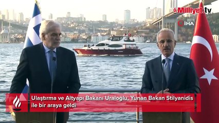 Bakan Uraloğlu Yunanlı mevkidaşı ile görüştü