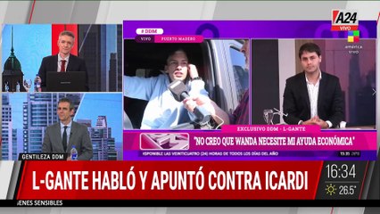 📢 L-GANTE HABLÓ DE SU RELACIÓN CON WANDA NARA Y NEGÓ INFIDELIDAD