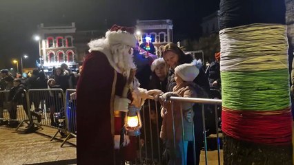 Christmas lights switch on Derry 2024