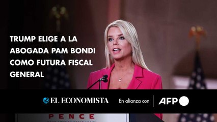 Trump elige a la abogada Pam Bondi como futura fiscal general