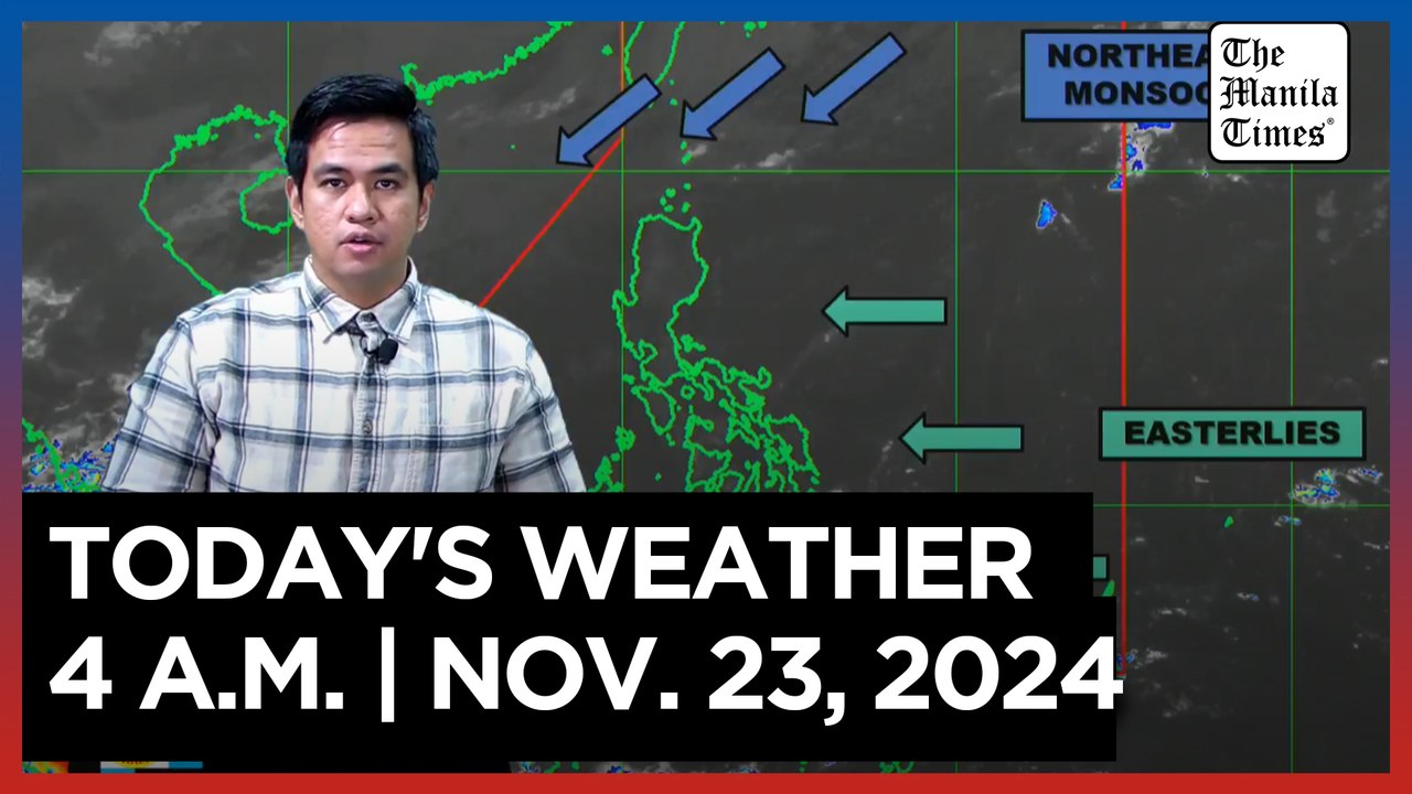 Today's Weather, 4 A.M. | Nov. 23, 2024