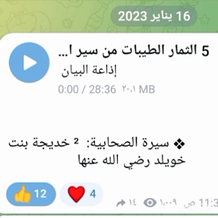 ❖ سيرة الصحابية:  ² خديجة بنت خويلد رضي الله عنها