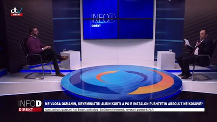 Gëzim Kelmendi - InfoD - Me Vjosa Osmanin, Aa po e instalon pushtetin absolut në Kosovë