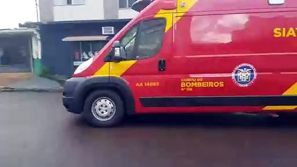 Motociclista fica ferido em acidente no Centro de Cascavel