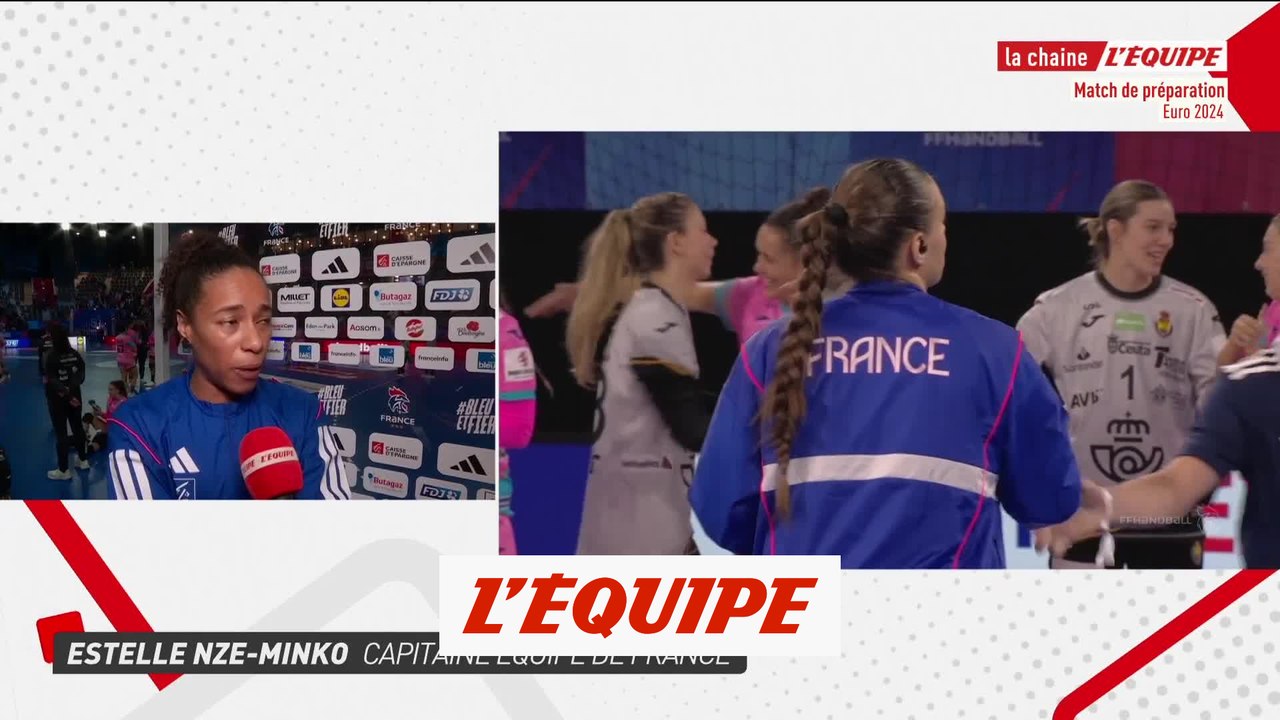 Nze Minko : «C'est forcément un peu difficile» - Handball - Prépa. Euro 2024 (F)