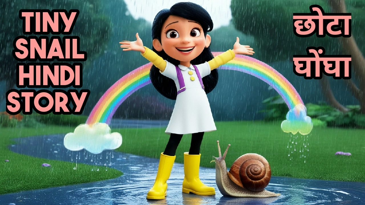 The Tiny Snail Hindi Story, Hindi Best stories, Very Nice Story , Bedtime Stories, ♥️🌝🌜🎉⭐⭐⭐👍🏻