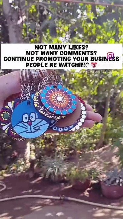 Dm for orders #beautiful Handcrafted keychains #mandala keychains #keychains #artist #trending #business #viral videos