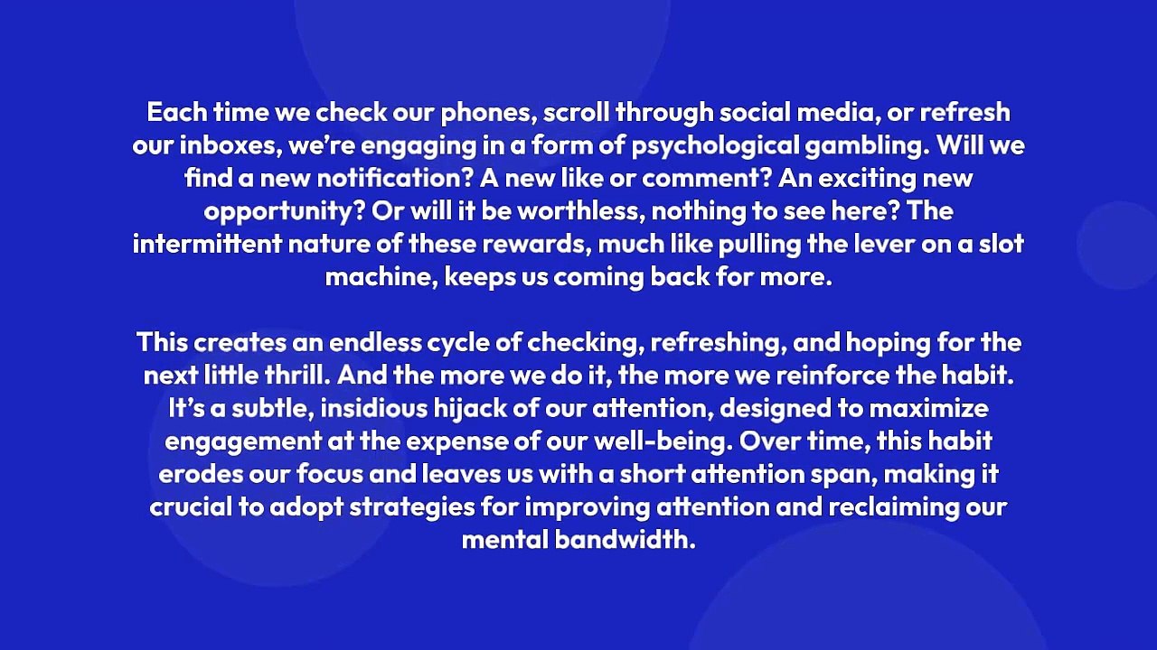 Salma Karina Hayat - How to Improve Attention Span in a Tech-Driven World