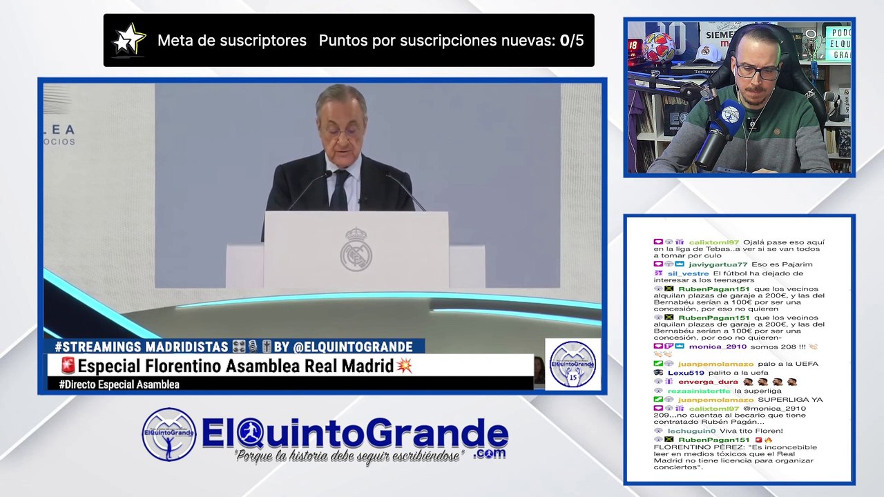 🚨Florentino habla Sobre la decadencia del Fútbol, la Nueva Champions y las lesiones👏