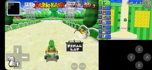 MARIOKART DS CTPG NITRO. GAMEPLAY #4. BY DARKKINGWOLF DRACO MAL WOLFER.