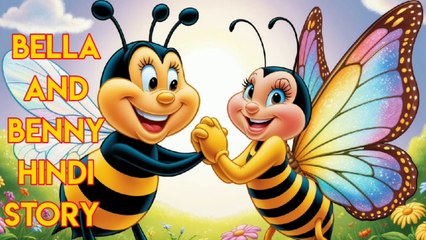 The Bella And Benny Hindi Story, Very Nice Story , Bedtime Stories, 🌝⭐👍🏻☁️❤🌺🌈🌷🌻🌸💐🐰🐰🐰🎉🎇