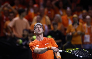 Netherlands beat Germany to reach first Davis Cup final