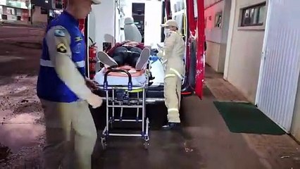 Jovem de 23 anos fica ferida em acidente na Rua Europa