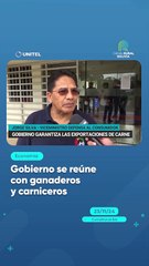Gobierno se reúne con ganaderos y carniceros