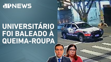 SP: Estudante dá tapa em viatura antes de ser abordado por PMs; Vilela e Dora Kramer comentam