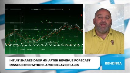 Intuit Shares Drop 6% After Revenue Forecast Misses Expectations Amid Delayed Sales