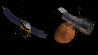 Mars Escaping Water Mystery 'Unlocked' By Hubble And MAVEN