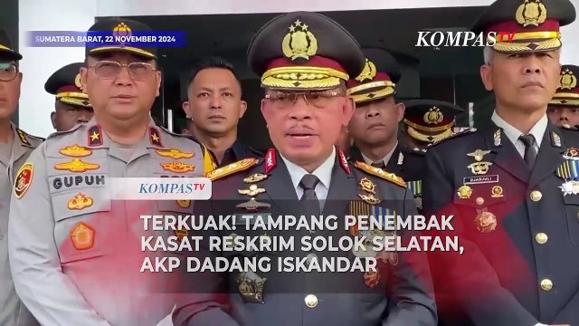 Terkuak! Tampang Penembak Kasat Reskrim Solok Selatan, AKPDadang Iskandar