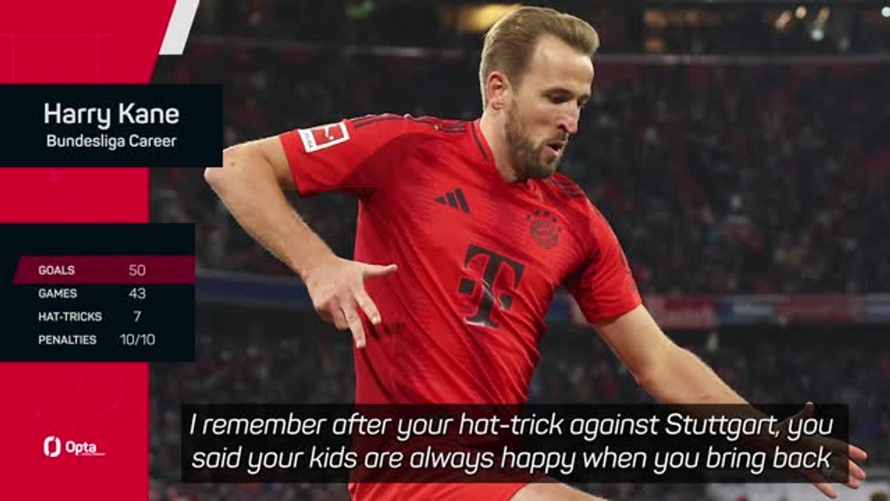 Ruthless Kane reaches more Bundesliga landmarks with Augsburg hat-trick