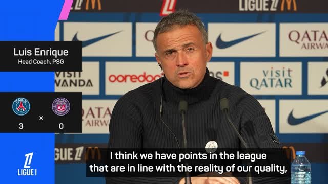 Enrique struggling to comprehend difference in Ligue 1 and UCL fortune