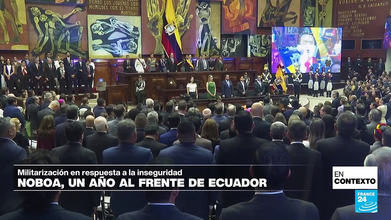 Un año al frente de Ecuador: ¿pudo Daniel Noboa contener las crisis?