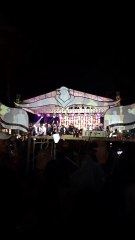 Hiburan pesta rakyat di alun alun haurgeulis indramayu