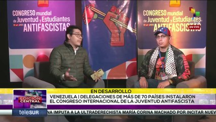 Jóvenes lideran congreso nacional antifascista en Venezuela