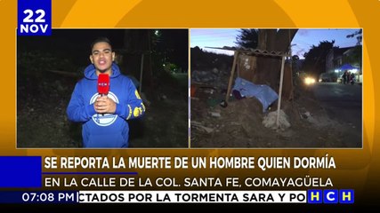 Encuentran a una persona muerta en la colonia Santa Fe de Comayagüela
