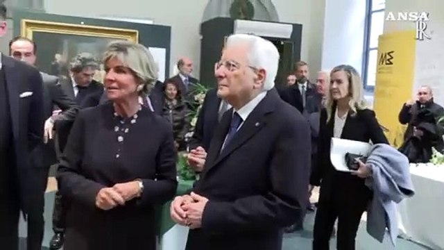 Mattarella a Torino, la visita al Museo Egizio per il bicentenario