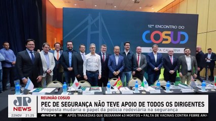 PEC da Segurança não tem apoio de todos os dirigentes do Cosud; Vilela analisa
