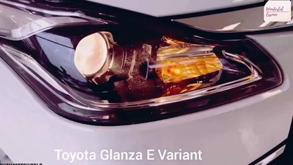 Toyota Glanza E Variant base model