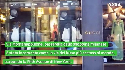 Paradisi del lusso: Montenapoleone la via piu' cara al mondo