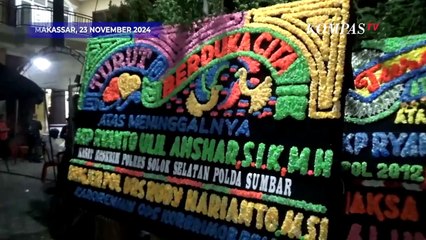 Isak Tangis Keluarga Pecah, saat Sambut Jenazah AKP Ryanto Ulil Anshar di Makassar