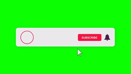 YouTube subscribe button animation video