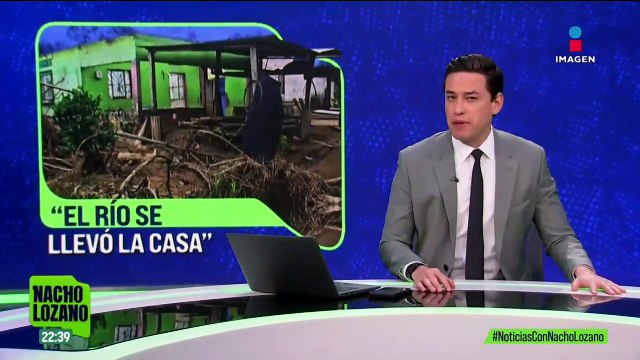“La casa se hizo pedazos”. Desborde del Río Coatzacoalcos sigue causando estragos en Veracruz