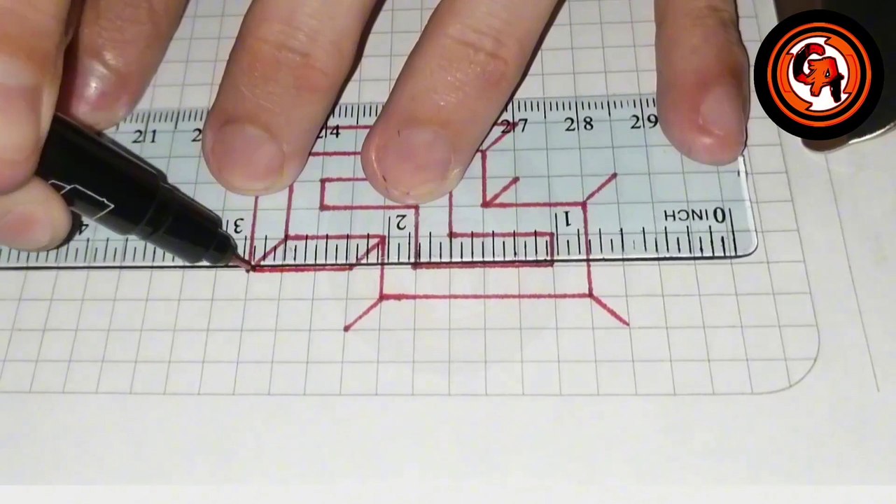 (VIDEO #0011) 🎨🖌️🖌️ CÓMO DIBUJAR una pieza del famoso juego de tetris.