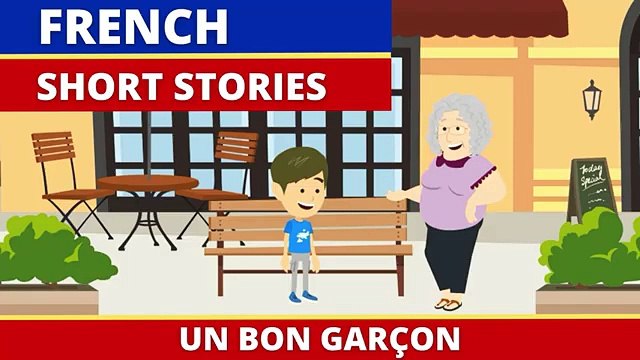 A Short Animated Film in French Un Bon Garçon with moral lessons