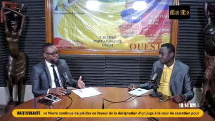 DEKANTE 22 Novembre 2024|Mackenlove Jean Pierre,Coordonnateur du MPOJ