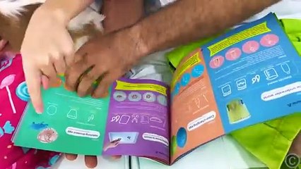 Nastya and a science lesson at school