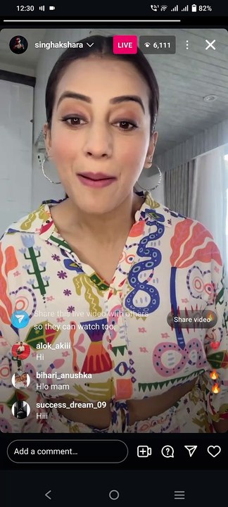 Akasha Singh I dian Actress Live