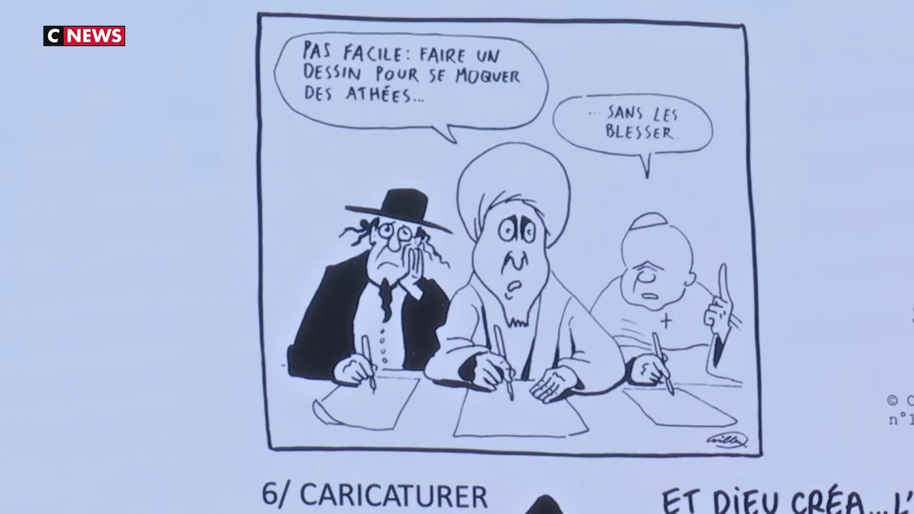 «Caricature et démocratie» : la région Île-de-France fait entrer les  dessins de presse dans les lycées, image size:1280x720