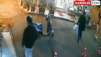 Bisikletli Hırsız Yaşlı Adamın Çuvallarını Çaldı