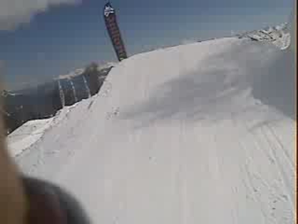 Jump Ski Ovronnaz camera embarque
