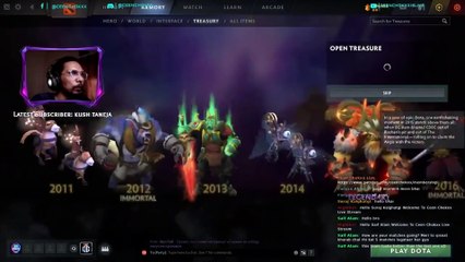 Dota 2 10th Anniversary Treasure Opening Video 2024