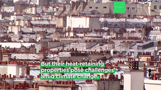Paris’ historic zinc roofs create an ‘oven effect’: This invention keeps residents cool
