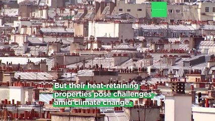 Paris’ historic zinc roofs create an ‘oven effect’: This invention keeps residents cool