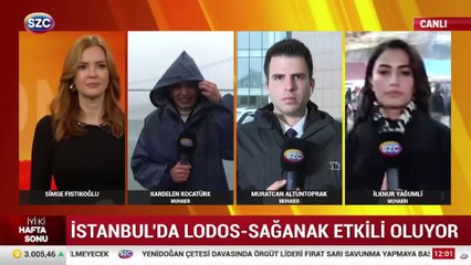 İstanbul'da lodos-sağanak etkili oluyor